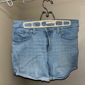 Levi's Light Blue Jean Shorts for Women